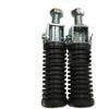 10mm Universal Motorcycle Racing Footpegs Rear Pillion Passenger Footrests Pedal Rests for Rider Comfort Durable Aluminum
