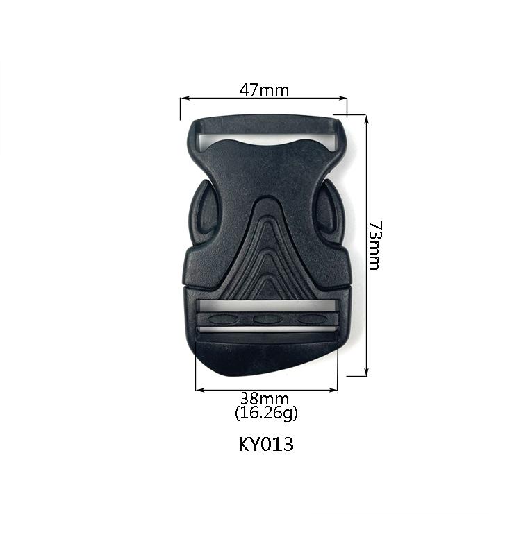 Adjustable 38mm Plastic Strap Buckle Fastener Accessories Cheap Price Safety Buckle Manufacturer's Supply