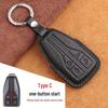Premium Leather Key Case for Hongqi H5, HS5, HS7, and H9 - High-End Car Key Shell with Buckle