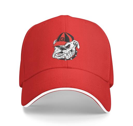 Бейсболки унисекс с логотипом Georgia Bulldogs, винтажная джинсовая шляпа с регулируемой посадкой