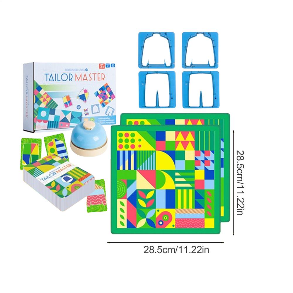 Tailor Master Battle Game Children Toys Funny Table Game Color Shape Interactive Montessori Educational Toys