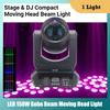 1PCS 150W Mini Compact Moving Head Beam Light - DMX Control & Sound Activated, Spotlight for DJ, Wedding, Bar & Stage