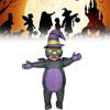 Inflatable Cat Black Suit Animal Cosplay Costumes Halloween Party Performance