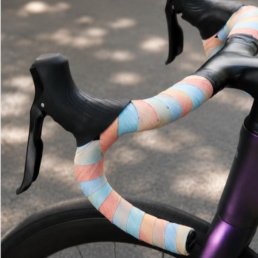 Shockproof Bicycle Handlebar Tape Gradient Color Cycling Handlebar Wrap Road Bike