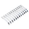 12PCS Replacement Part Drawer Slide Clips 41.2mm / 1-5/8in Drawer Slide Retention Clips Auto Shop