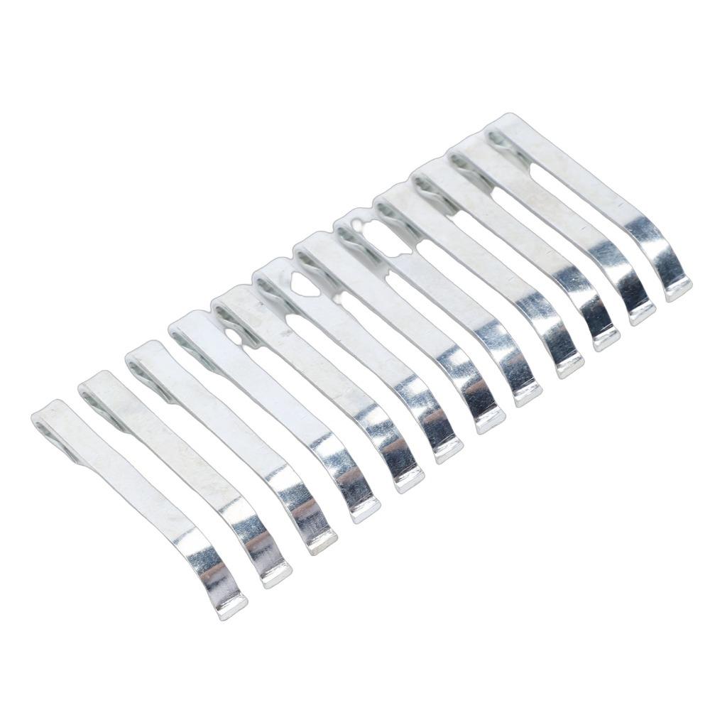 12PCS Replacement Part Drawer Slide Clips 41.2mm / 1-5/8in Drawer Slide Retention Clips Auto Shop