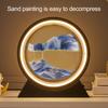 Yousheng Moving Sand Art Настольная лампа Quicksand Picture 3D Deep Sea Sandscape in Motion Flowing Sand Painting LED Light Home Office Desktop Decoration