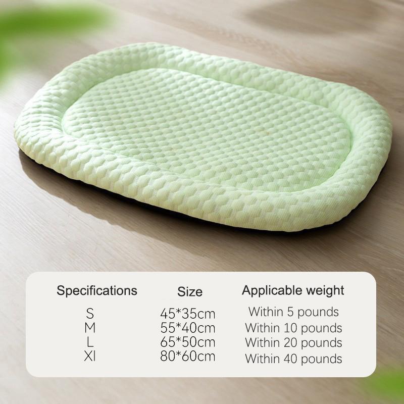 Summer Cooling Mat Sleeping Pad Pet Bed Mats Breathable And Absorbent Suitable For Small And Medium-Sized Cats And Dogs