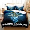 3D Print Imagine Dragons Album Cover Bedding Set Duvet Cover Bed Set Quilt Cover Pillowcase Comforter King Queen Size Boys Adult