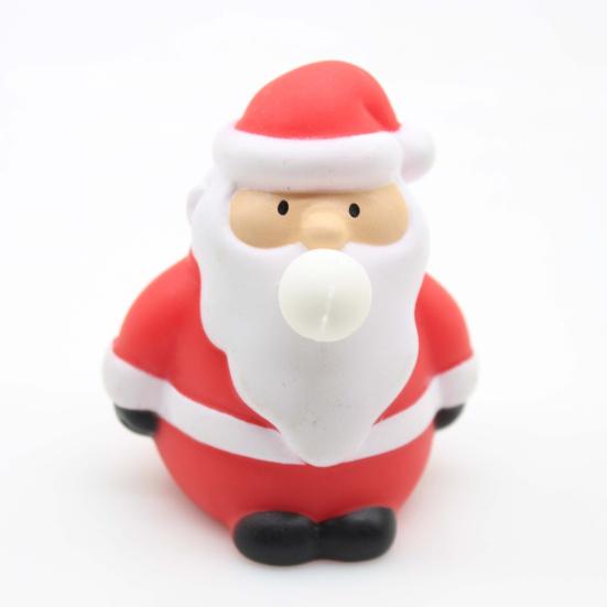 Squeeze Toy Cute Santa Claus Snowman Elk Squishes Toy Soft TPR Stress Relief Vent Toys Fidget Bubble Christmas Decompression Toy Christmas Gift