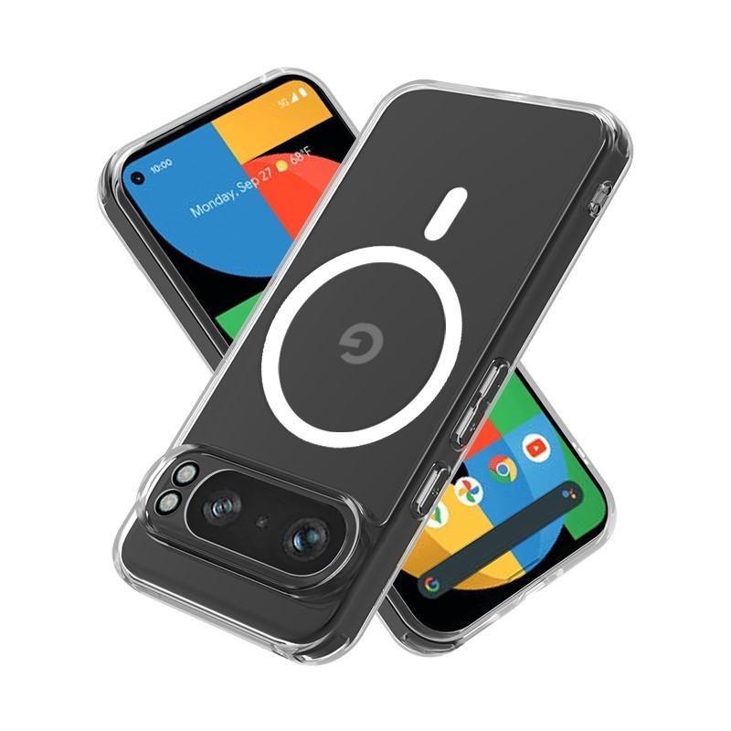 -HD Магнитный чехол для телефона для Google Pixel 10 9 Pro XL 9A 8A 8 7 7A 6 6A Pro Для Magsafe Беспроводная зарядка Акриловая крышка