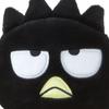 Sanrio Windowed Face-Shaped Pouch, Character Grand Prize Winner, 2nd Series, Badtz-Maru, 13.5 x 15.5 x 7cm, Character 326151
