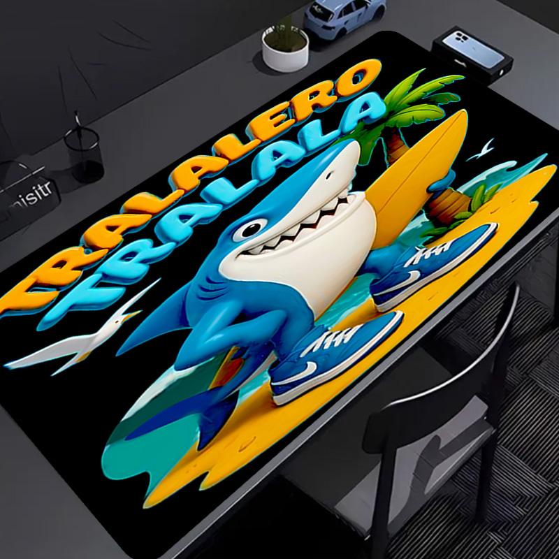 Italian Brainrot characters Mouse Pad - Non-Slip Rubber Base, Smooth Surface for Work,Gaming,Office,And Home Use, Desk Mouse Pad