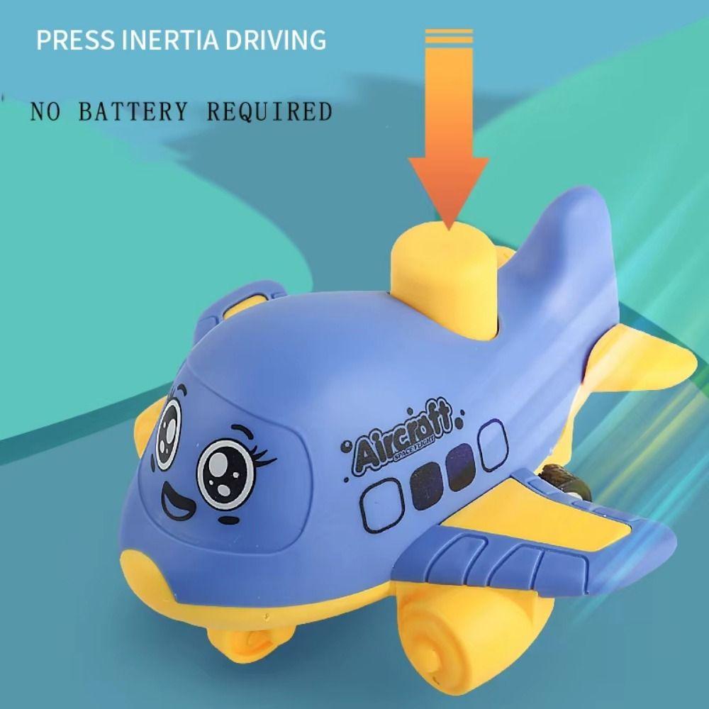 Puzzle Aircraft Inertia Car Model Education Press Inertia Pull Back Toy Children