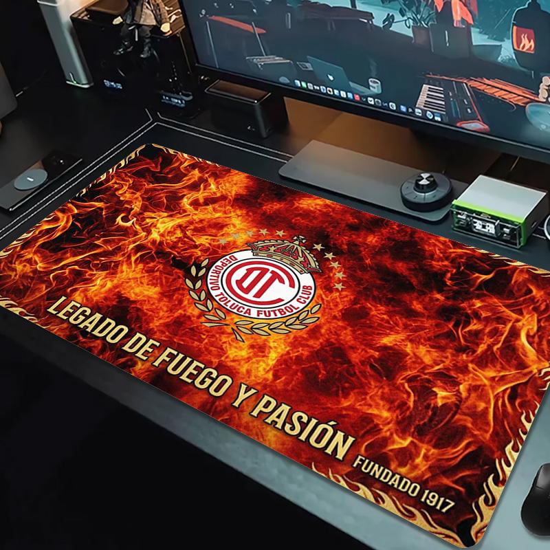 Toluca Color Mouse Pad Large Gaming Table Cushion Non-slip Laptop Tablet Big Mousepad XXL Mat Mini PC Playmat With Lock edge