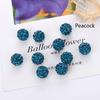 Exquisit Necklace Bracelet DIY For 20Pcs 8/10mm Jewelry Making Charms Crystal Space Loose Beads Disco Round Ball