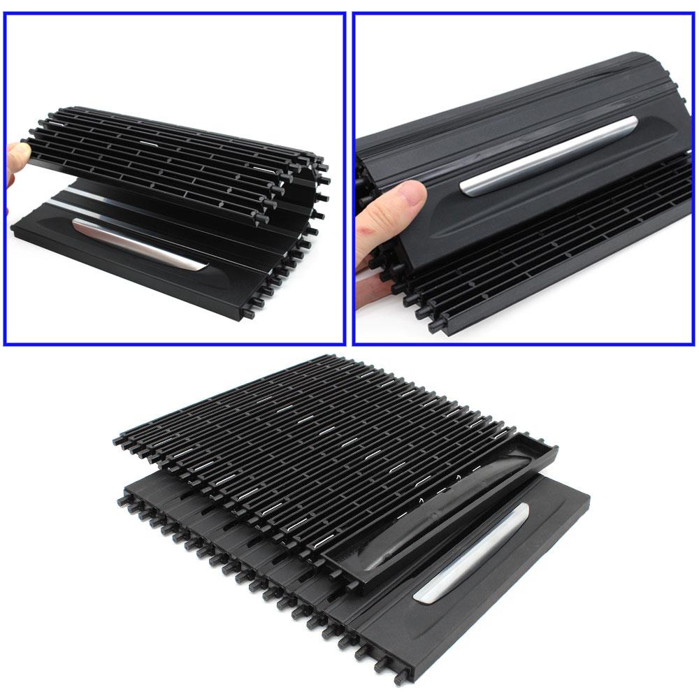 Для BMW X5 X6 F15 F16 внутренний подстаканник сдвижная крышка накладка консоли сменная шторка-жалюзи 2014 2015 2016 2017