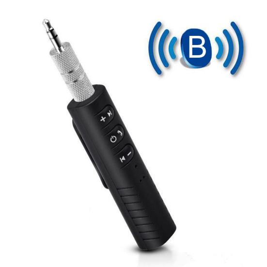 Универсальный Bluetooth-совместимый приемник Hands-Free с шумоподавлением и разъемом AUX 3,5 мм, перезаряжаемый мини-беспроводной аудиоприемник