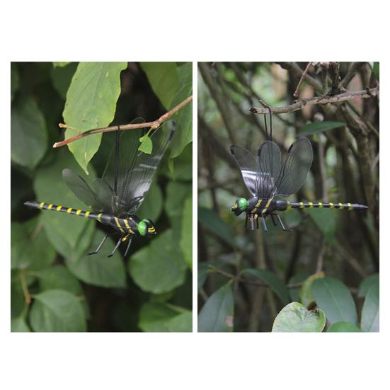 3D Искусственная Стрекоза Средство от Насекомых Уличный Декор Подвесное Украшение Имитация Стрекозы Отпугиватель Мух Спутник для Сада Кемпинга Двора