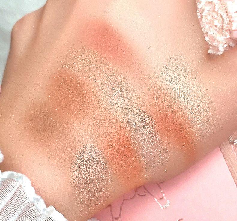 Angel Mysterious Ten-color Eyeshadow Disc, Matte Grooming, Smudge Blush, Highlight, Eyeshadow Multi-purpose Disc