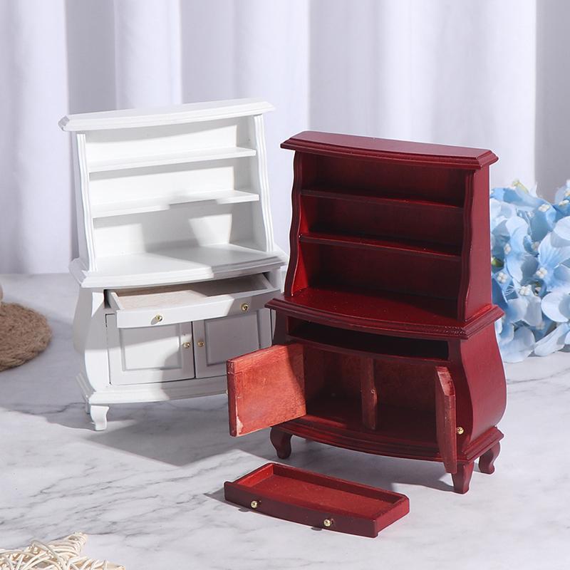 1:12 Миниатюрная мебель для кукольного домика Шкаф для кукольного домика Аксессуары