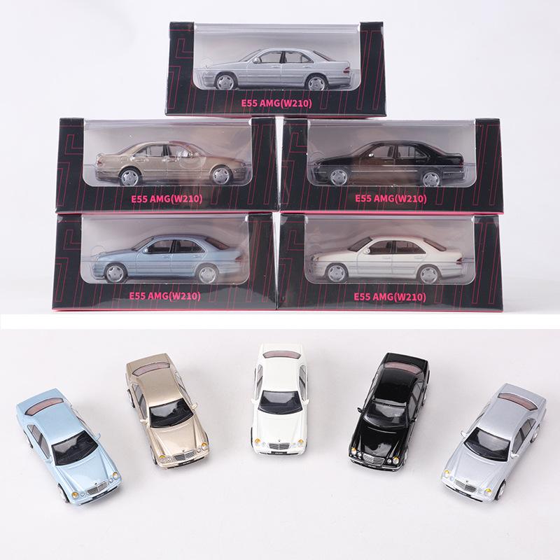 Тень 1:64 Коллекция моделей автомобилей из сплава Mercedes-Benz E55 AMG W210