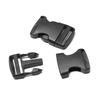 Webbing Plastic Black Side Release Buckles Backpack Belt Parts Curved Buckle Paracord Bracelet Lock