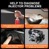 Тестер топливных форсунок, очиститель, до 8 импульсных режимов, тестер форсунок, защита от короткого замыкания 12 В