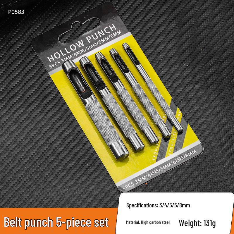 Прямой удар: Компактный ручной инструмент для пробивания отверстий из кожи и липы для ремней и ремешков для часов