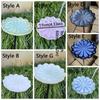 Flower-Shaped Bee Watering Station Rust-resistant Butterfly Bee Mixer Bird Bath Bowl  Backyard