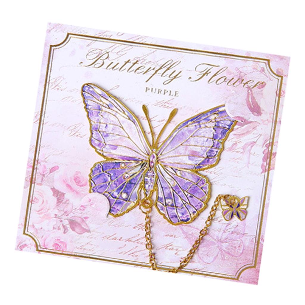 Закладки-бабочки Металлические закладки Маркеры для страниц в виде бабочек Китайские закладки для книг Креативные закладки с подвеской