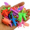 New 10pcs/lot Ocean Animal Growing Funny Toy Marine Biology Toys Sea Animals Toy