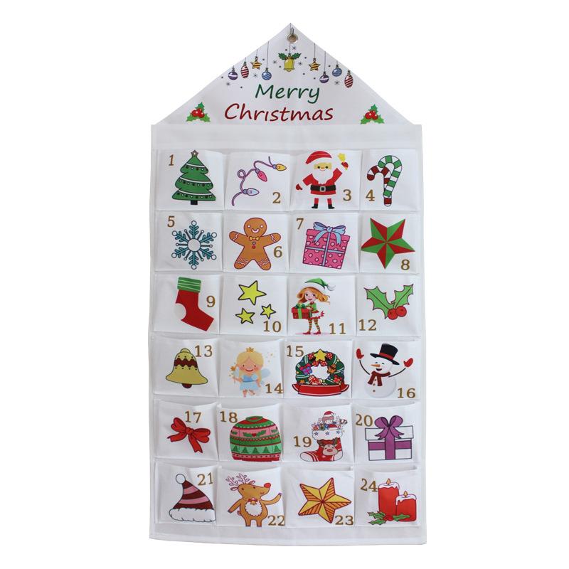 Foldable sock storage hanging bag utility bag Christmas storage hanging bag wall-mounted door dormitory storage bag