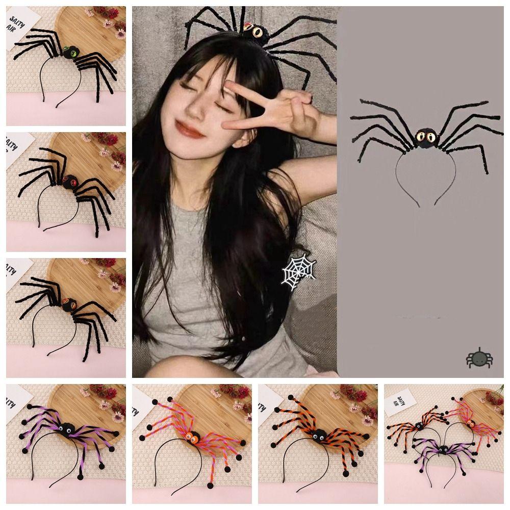 Long Leg Spider Halloween Headband Headwear Halloween Party Decorations Lady