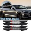 SLZPW1 New 4pcs Rubber Car Door Edge Protector Stickers Anti Collision Strips For VW Passat 4 Tiguan Golf CC Polo GTI Motion MTM Touran