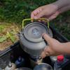 Outdoor Lightweight Aluminum Alloy Kettle With Heat-Resistant Handle, Camping Coffee Pot, Portable Tea Pot, Picnic Pot, Teapot