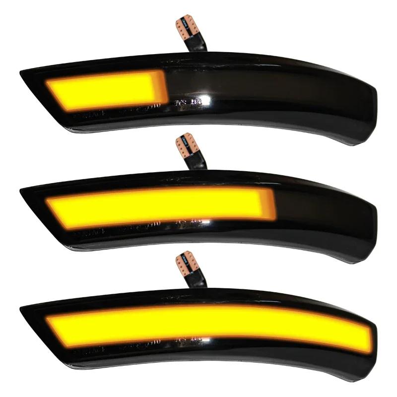 Dynamic Turn Signal Light LED Side Rearview Mirror Sequential Indicator Blinker Lamp For Ford Focus 2 3 Mk2 Mk3 Mondeo Mk4 EU