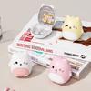 Cartoon Bear Drug Storage Case 5 Grids Mini Pill Organizer Portable Pill Dispenser Box  for Travel