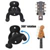 Guitar Wall Mount Hanger Heavy Duty Metal Guitar Holder Bass Ukulele Acoustic Classical Electric Guitar Stand Hook Guitar Accessories
