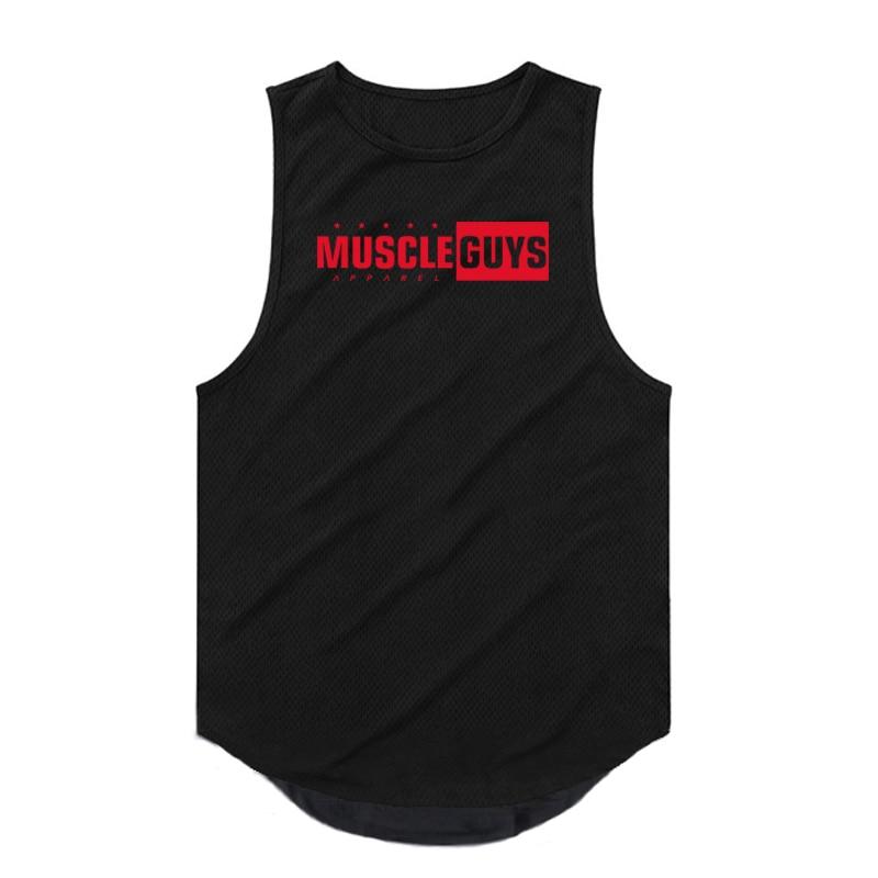 Do The Work Muscleguys Летняя новая брендовая спортивная быстросохнущая рубашка для бодибилдинга и фитнеса с сеткой, модная дышащая крутая рубашка без рукавов