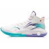 Yushuai 15 White Purple Turquoise Men Sneakers Standard-White ABAR043-1