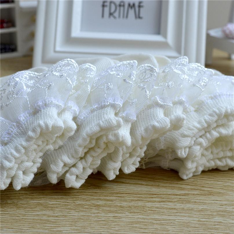 Приятные для кожи носки до щиколотки для девочек с кружевной отделкой, впитывающие осенние милые тонкие детские однотонные носки