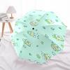 KEROKEROKEROPPI Automatic Folding Umbrella-Simple 8-Rib Design, Bright Cartoon Pattern, Durable Iron Frame, Suitable For Travel, Outdoor, Be