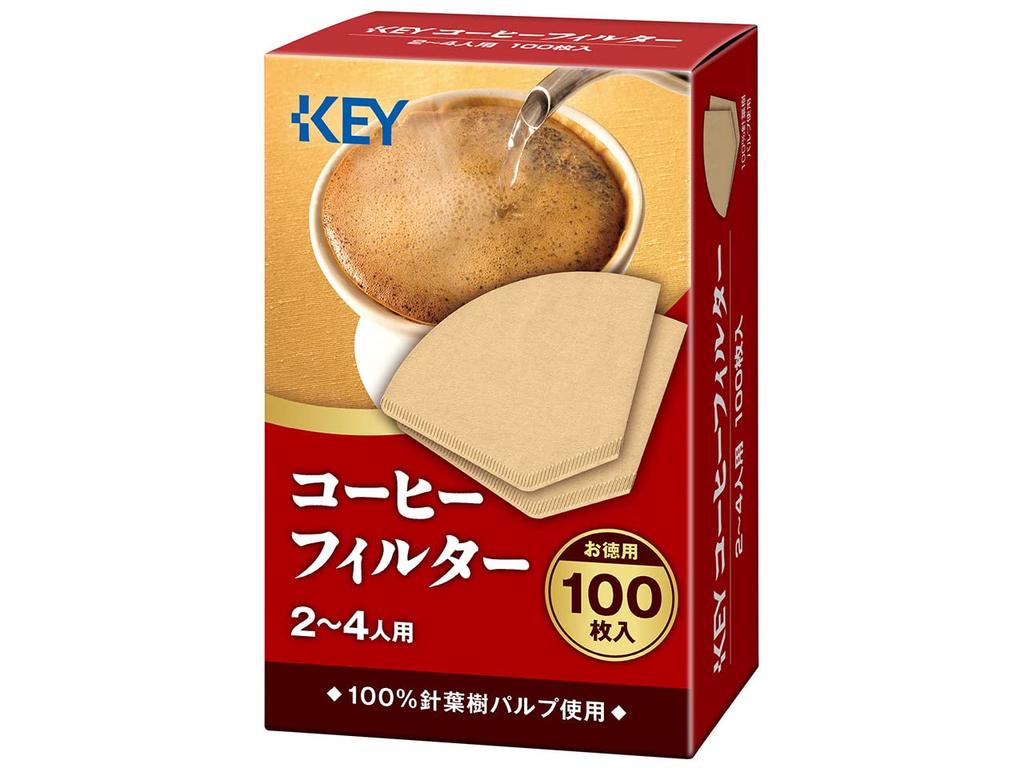 key coffee Coffee Filters, Serves 2-4, Boxed, 100 Filters X 10 Packs