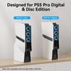 Охлаждающий вентилятор для PS5 Pro (дисковая и цифровая версии), интеллектуальное управление температурой, двухскоростное охлаждение, простота установки