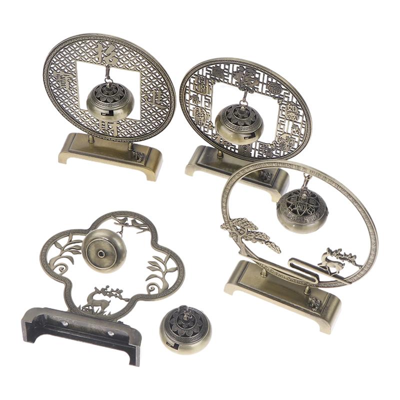 Курильница для благовоний в виде цветка лотоса, ретро, выдолбленная, цинковый сплав, подвесные курильницы для лотоса, благословение, держатель для настурции, домашний офис, декор