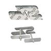 EUEX2 3D Metal ST LINE Front Grille Sticker Car Head Grill Emblem Badge Chrome Sticker for FORD FIESTA FOCUS MONDEO Auto Car Styling