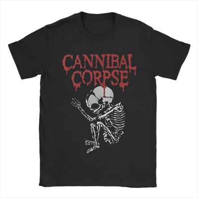 Футболки Cannibal Corpse для мужчин Забавные хлопковые футболки с круглым вырезом и коротким рукавом Одежда в подарок на день рождения