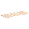 Muspor 3pcs Guitar Neck Shims Portable Bass Neck Plate Tool Solid Maple Wood Guitar Neck Shim