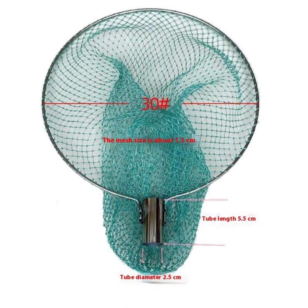 Multi-strand Fishing Landing Net Nylon Mesh Fly Fishing Dip Net For Freshwater Saltwater